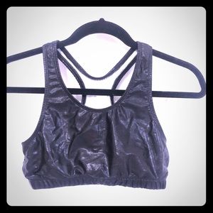 Metallic Sports Bra